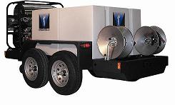 T400 Mobile Pressure Washer Trailer with Pressure Washer Skid